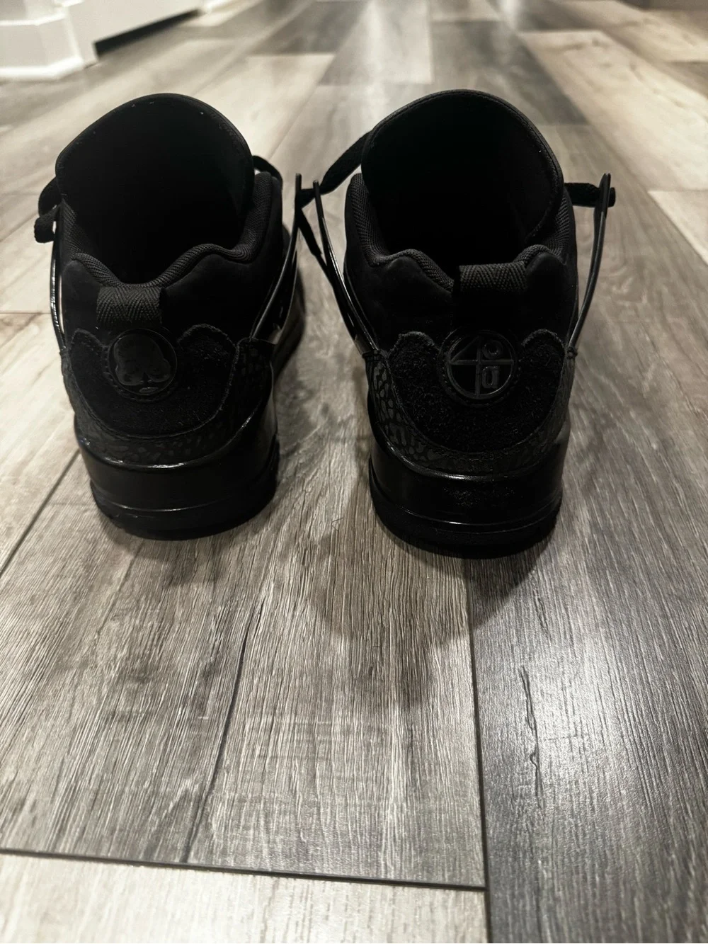 Jordan All-Black High-Top Sneakers